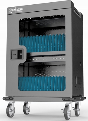 Picture of Manhattan 102353 portatīvo ierīču vadības ratiņi un skapis Portatīvās ierīces pārvaldības ratiņi Pelēks