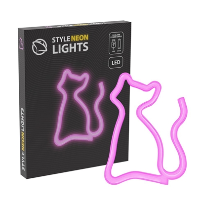 Attēls no Manta SNL06PK Style Neon Lights Cat pink