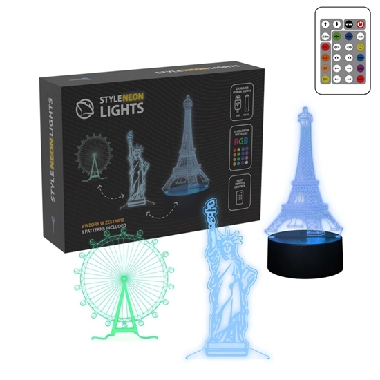 Picture of Manta SNL125RGB LED lamp Light decoration Buildings RGB 3D