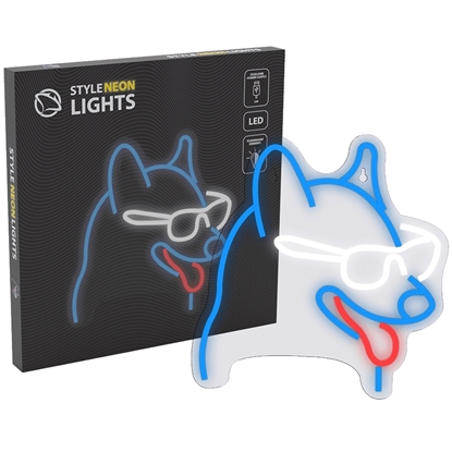 Attēls no Manta SNL69MT Style Neon Lights DOG  WITH GLASSES