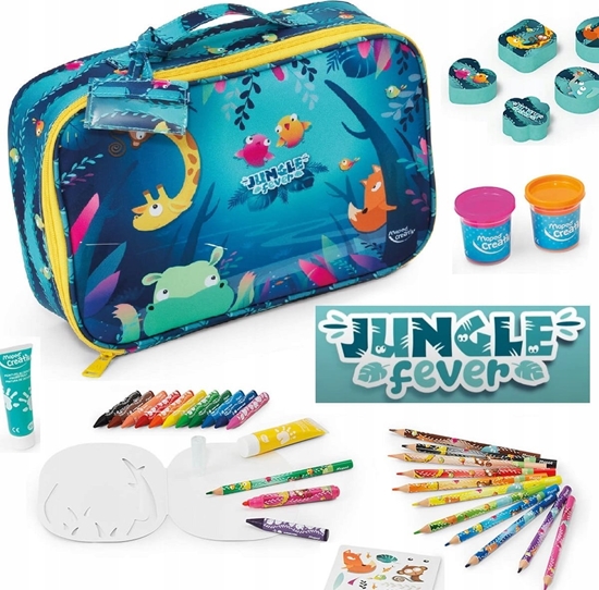 Picture of Maped Creativ Walizeczka Jungle Fever z akcesoriami
