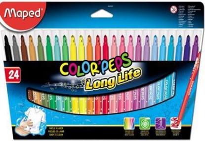 Attēls no Maped Flamastry Colorpeps trójktne 24 kolory (205570)