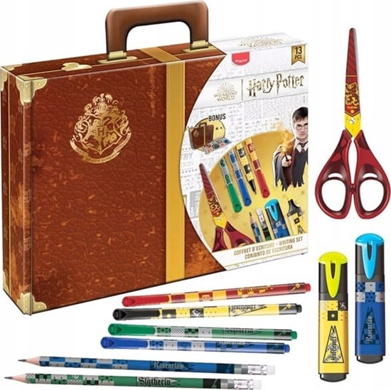 Picture of Maped Zestaw artykuów szkolnych 13 elementów w walizce MAPED HARRY POTTER /899798/