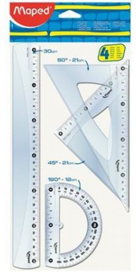 Изображение Maped Zestaw Start Maxi lin/2 ekier/ktom (165664)