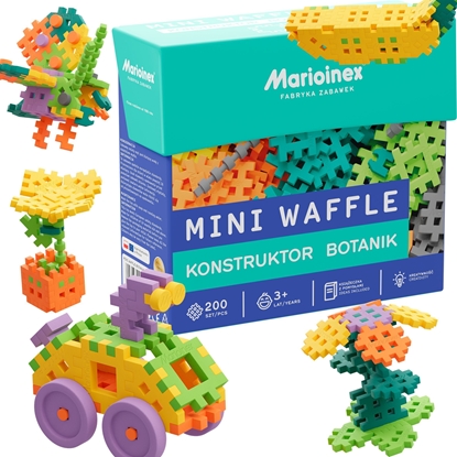 Picture of Marioinex ECO Klocki MARIOINEX WAFLE MINI 200e Botanik green