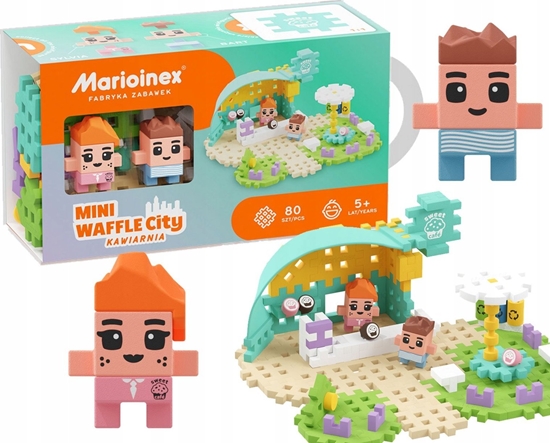 Изображение Marioinex Klocki Mini Waffle Kawiarnia 80 el.