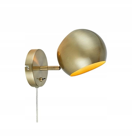 Picture of Markslojd Edgar 108754 kinkiet lampa cienna 1x40W E14 antique brass