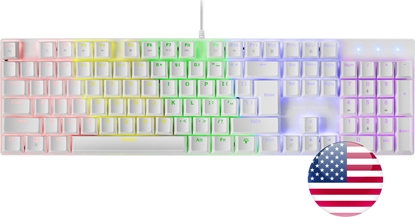 Attēls no Mars Gaming MK422WBRUS Gaming Mechanical Keyboard RGB / Brown Switch / US