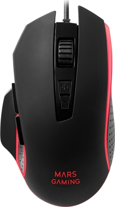 Attēls no Mars Gaming MM018 Gaming Mouse with Additional Buttons / RGB / 4800 DPI / USB / Black