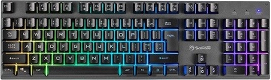 Picture of Marvo SOLDAT 20, Klawiatura CZ/SK, do gry, membranowa rodzaj przewodowa (USB), czarna, pod�wietlona