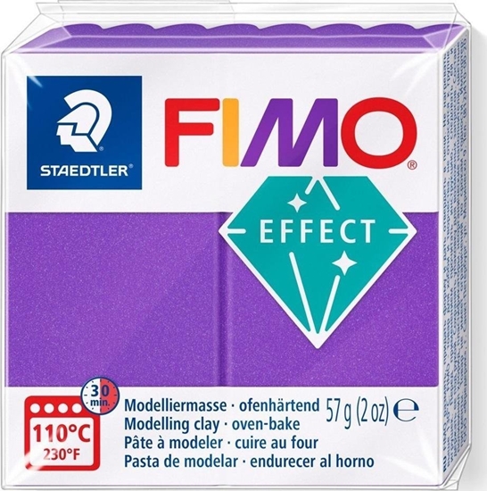 Изображение Masa termoutwardzalna Fimo 57g fioletowy metal