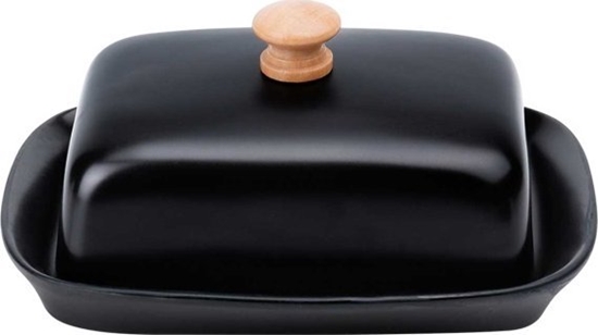 Изображение MASELNICZKA MASELNICA CERAMICZNA CZARNA 139677