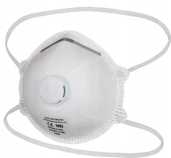 Picture of Maska antysmogowa Omega OMEGA ANTY-WIRUS/SMOG/BACTERIA MASK MASKA OCHRONNA FFP2 PM1 PM2,5 PM4 PM10 VIRUSES BACTERIA ALLERGENS WITH VALVE [45502]