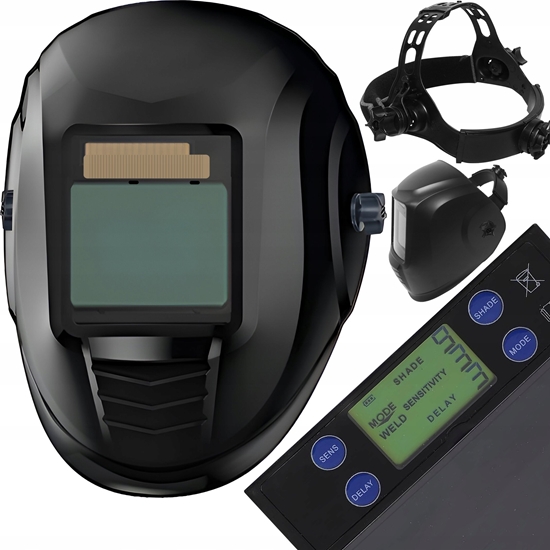 Picture of Maska spawalnicza samociemniajca z filtrem reg. full Bateria soneczna/bat.CR2450 BLADE