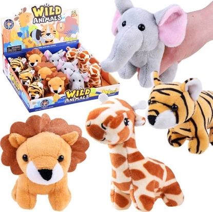 Picture of Jokomisiada Maskotka Safari So Lew Tygrys yrafa pluszak zabawka ZA4415