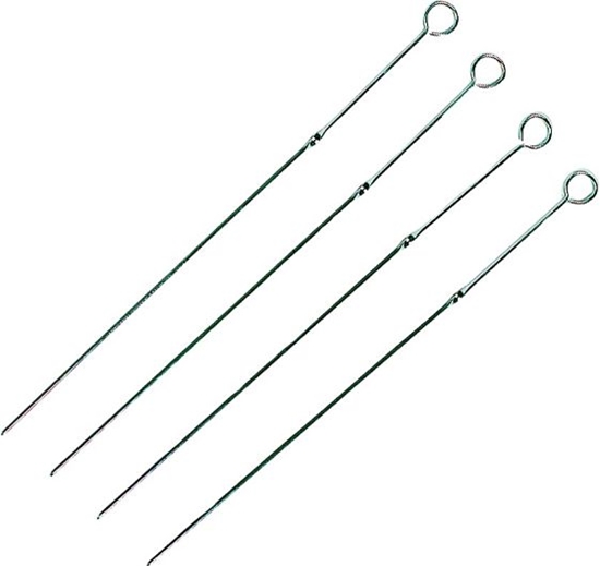 Изображение Master Grill & Party Szpikulce do szaszyków 4 sztuki chromowane 38cm (MG105)