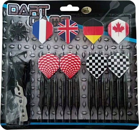 Изображение Master Lotki Rzutki do Gry w Darta MASTER Black 18g (12 lotek, 100 grotów)