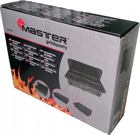Изображение Master MG937 Grill walizkowy wglowy 35 cm x 25 cm