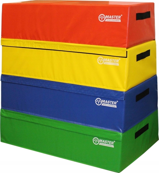 Picture of Master Skrzynia Plyometryczna Zestaw 4w1 Jump Box Podest MASTER 120 cm