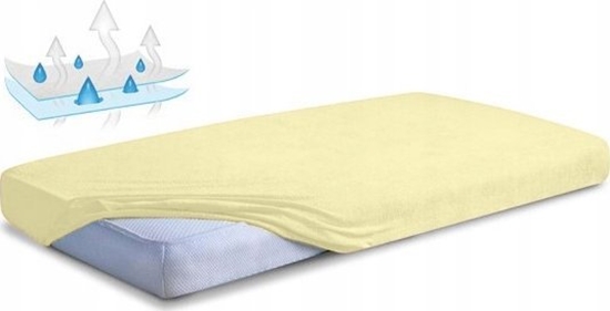 Picture of Matex MATEX PODKAD HIG.PRZECIERADO NIEPRZEM AKALNE FROTTE 70X140 ECRU