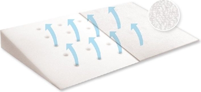 Picture of Matex Poduszka dla niemowlt Klin 60x36 szary (MT0270)