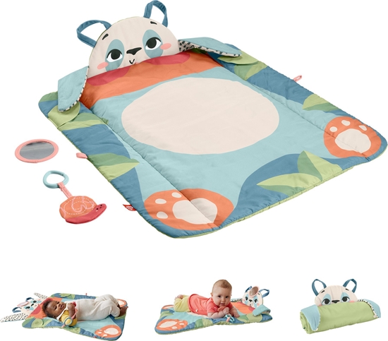 Изображение Mattel Fisher-Price Rolli-Roll Panda Play Mat