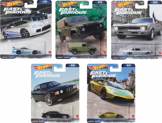 Picture of Mattel Hot Wheels Samochód Szybcy i wciekli Premium HNW46 MATTEL p10, mix cena za 1 szt