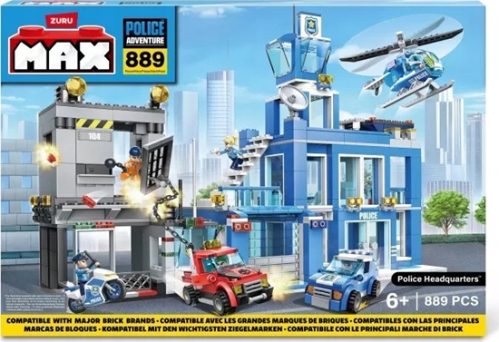 Изображение Max MAX CITY Bricks Police Station, 870pcs