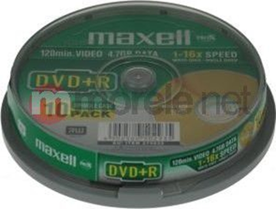 Picture of Maxell DVD+R 4.7 GB 16x 10 sztuk (275632.30.TW)