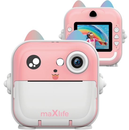 Picture of Maxlife MXPC-100 PINK camera with printing function