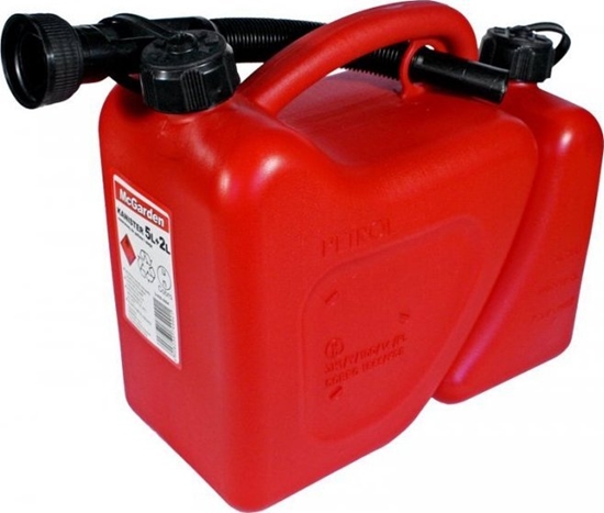Picture of McGarden KANISTER PLASTIK NA BENZYNÄ I OLEJ ÅAÅCUCHOWY 5L+2L