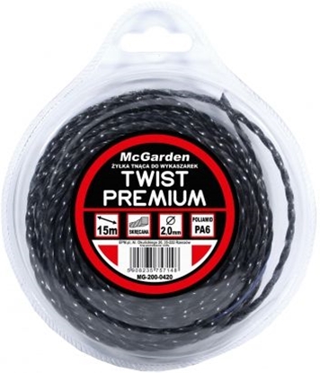 Изображение McGarden yka do wykaszarki TWIST PREMIUM 2,0mm 15m (MG-200-0420)