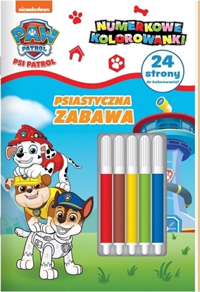 Изображение Media Service Zawada Psi Patrol. Numerkowe kolorowanki cz.7