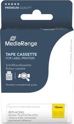 Attēls no Mediarange Schriftbandka. Brother TZ-631S/TZe-631S 12mm 4m s