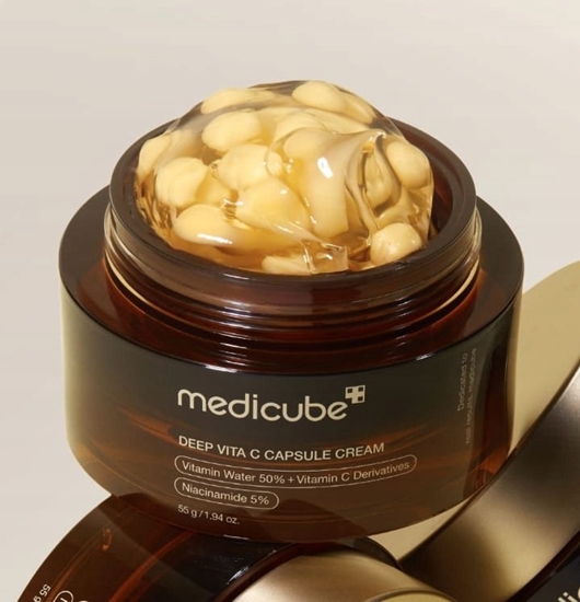 Picture of MEDICUBE_Deep Vita C Capsule Cream krem do twarzy rozjaniajco-ujdrniajcy 55g