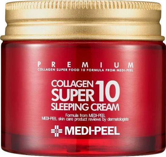 Изображение Medi-Peel Collagen Super10 Przeciwzmarszczkowy krem na noc z kolagenem 70ml