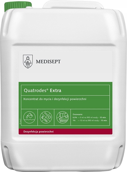 Изображение Medisept Quatrodes Extra - Koncentrat do mycia i dezynfekcji - 5 l
