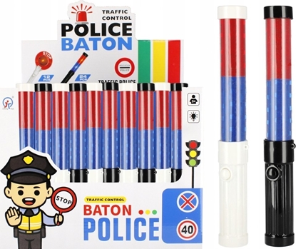 Attēls no Mega Creative LIZAK POLIC B/O PALKA 22CM MIX2MC DISP24/192/384