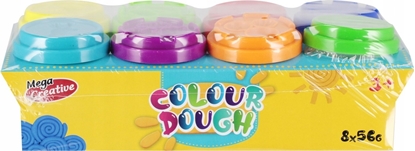 Attēls no Mega Creative MASA PLASTYCZ 8KOL 56G 23X7X11 DOH MC TUB  24/48