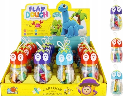 Attēls no Mega Creative MASA PLASTYCZ AKC OWOCKI 14CM MIX4 MC DISP 16/96