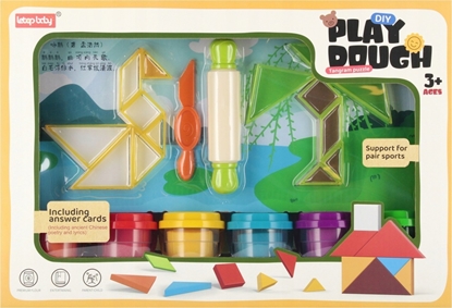 Attēls no Mega Creative MASA PLASTYCZ AKC TANGRAM 35X24X6 MC WB 30