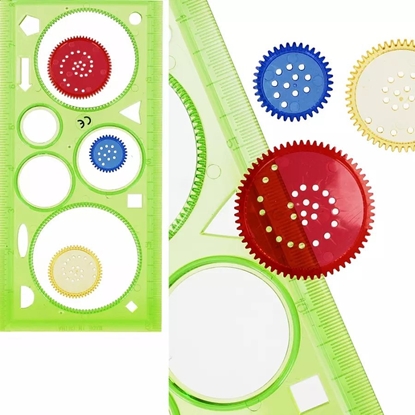 Attēls no Mega Creative SZABLON KRESL SPIROGRAF 12X26 MIX MC 24/120/240