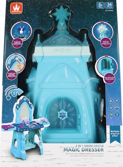 Picture of Mega Creative TOALETKA B/O 2W1 ZAMEK ZE SNIEG AKC 40X59X26 MC4