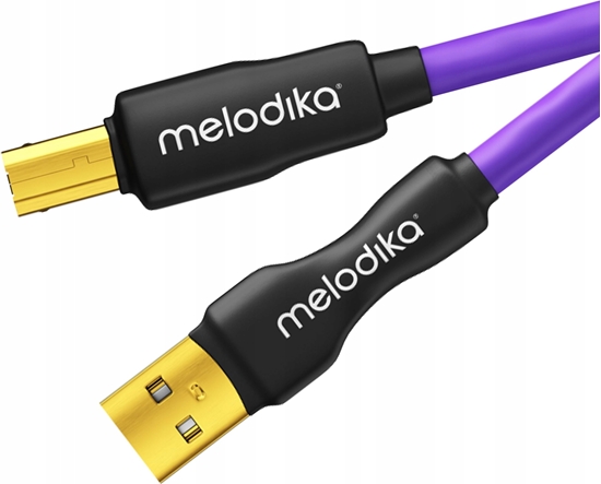 Picture of Melodika Melodika MDUAB20 Purple  Kabel USB 2.0 typu A-B m.in. do DAC / urzÄdze medycznych / ploterw - 2m