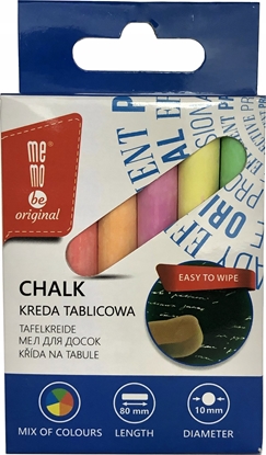 Picture of MemoBe Kreda tablicowa kolorowa 12szt MemoBe