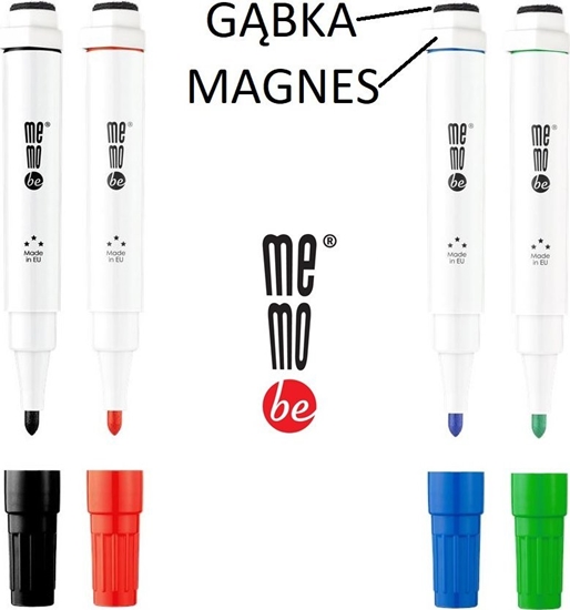 Picture of MemoBe Marker do tablic MemoBe MM351 (z magnesem i gbk) czerwony, CZERWONY