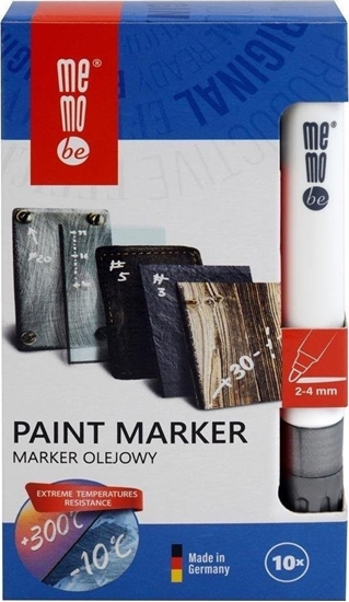 Picture of MemoBe Marker olejny 2-4mm srebrny (10szt)