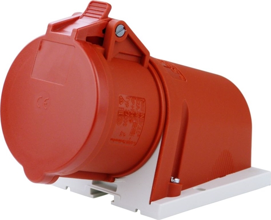 Изображение Mennekes Gniazdo 32A 5P (3P+N+Z) 6h IP44 natynkowe TYP27008 Mennekes 7728