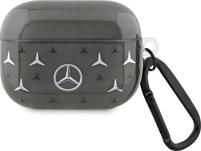 Attēls no Mercedes Mercedes Large Star Pattern - Etui AirPods Pro (czarny)