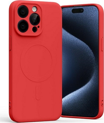 Attēls no Mercury Mercury MagSafe Semi-Silicone iPhone 15 Pro Max 6,7" czerwony /red